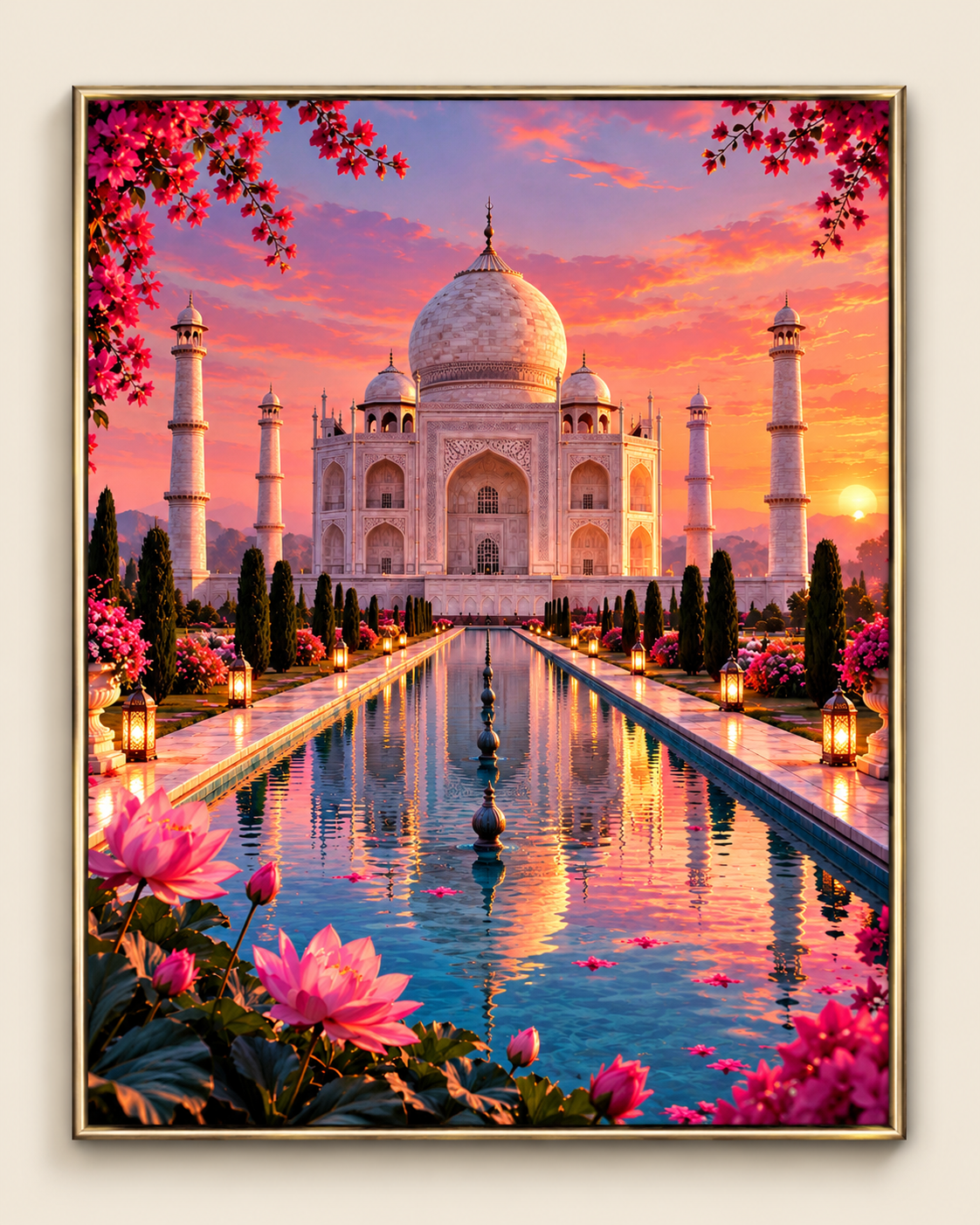 Taj Mahal – Peinture par numéro