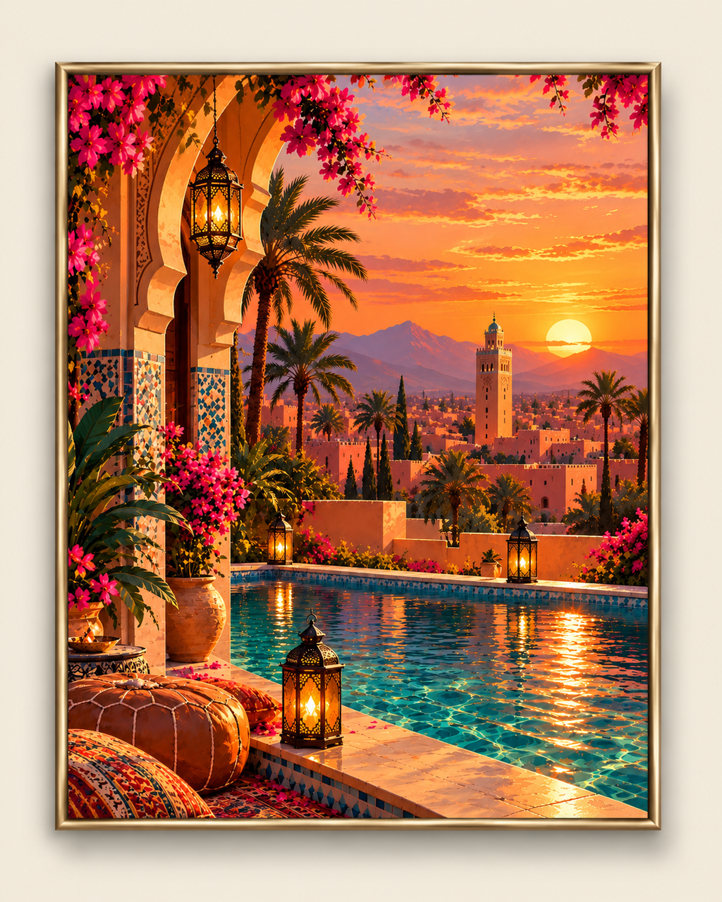 L'évasion marocaine – Peinture par numéro