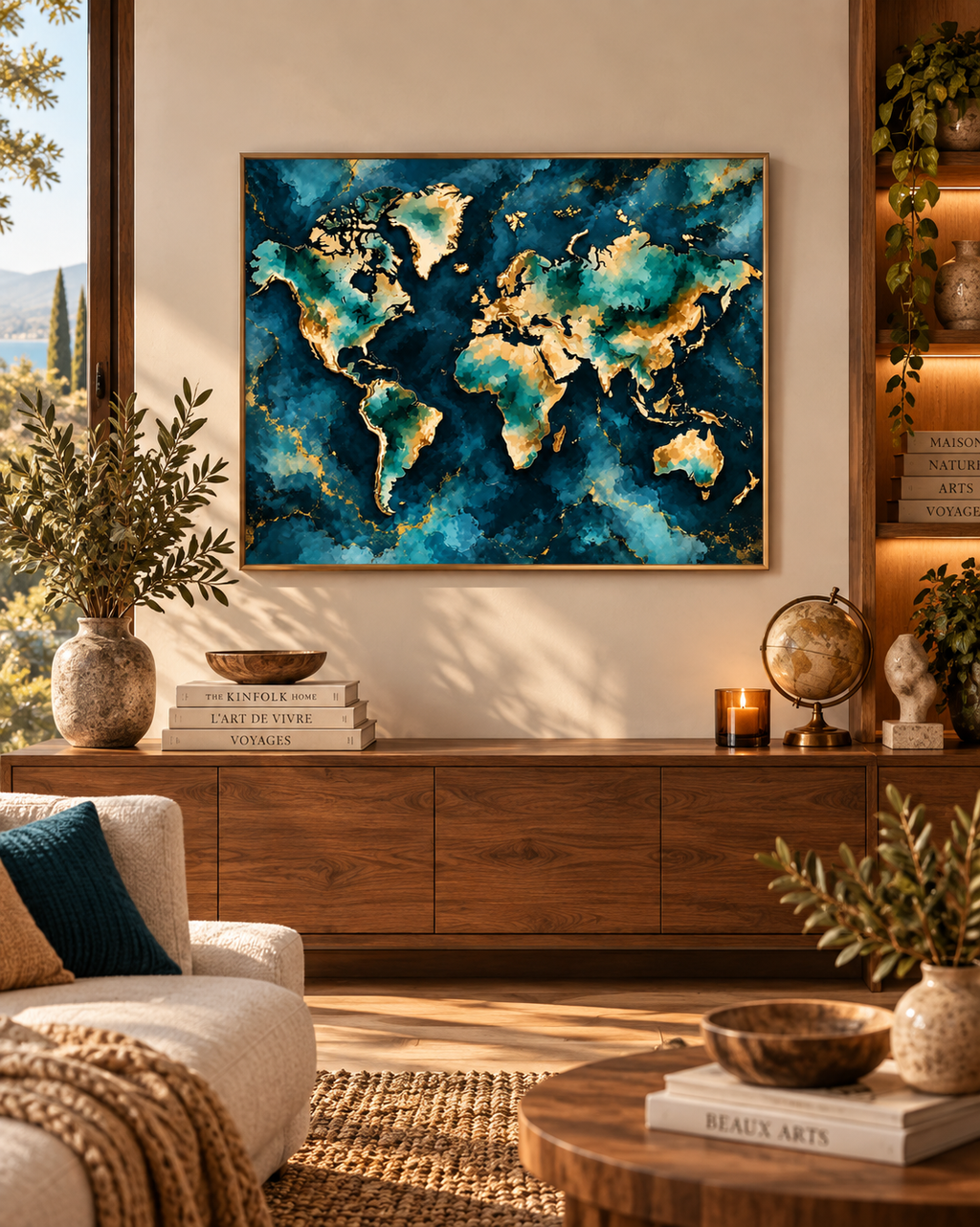 Mappemonde – Peinture par numéro