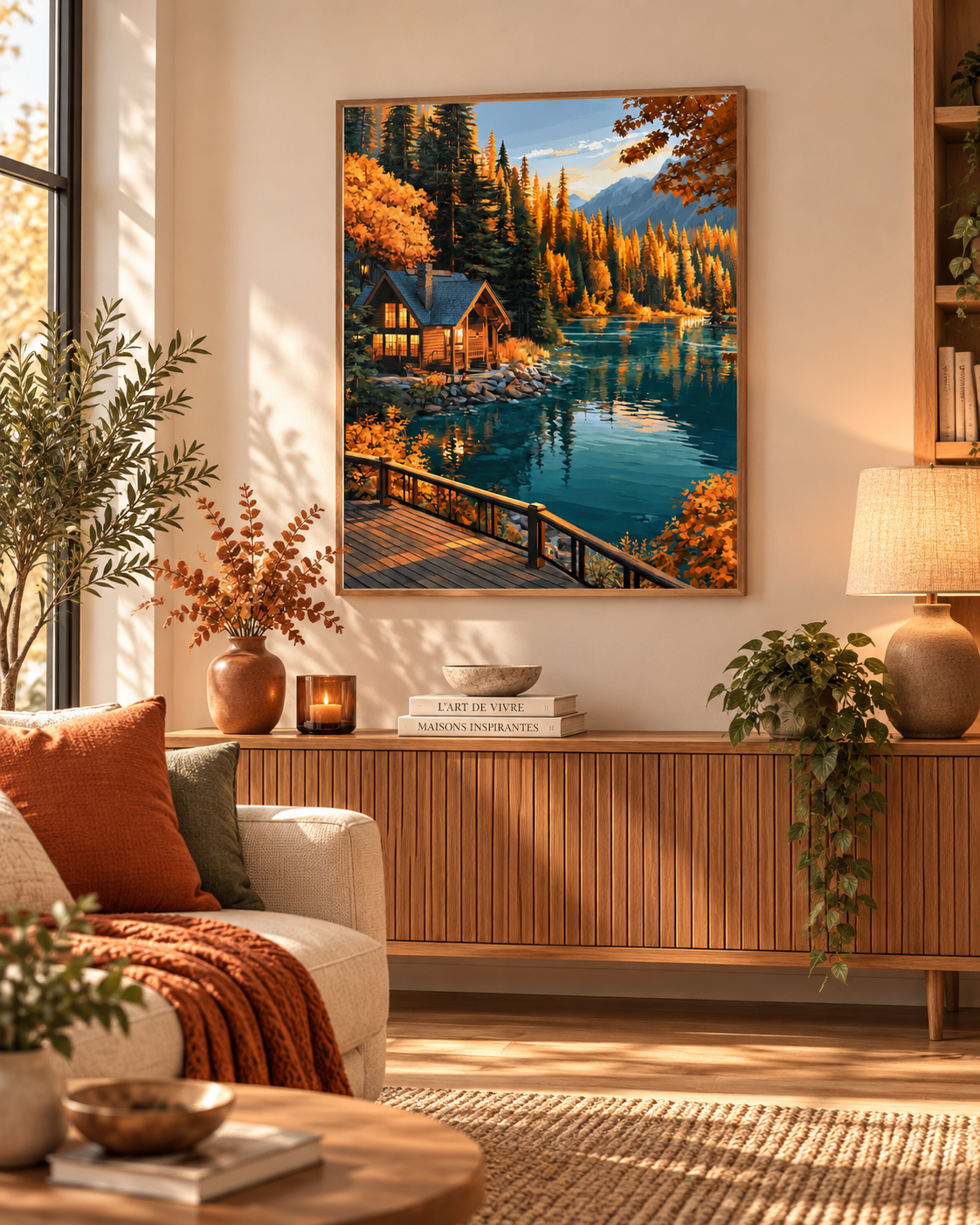 Chalet du Lac – Peinture par numéro