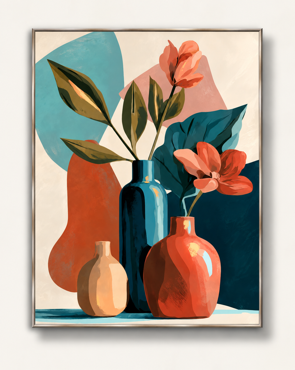 Vases fleuris – Peinture par numéro