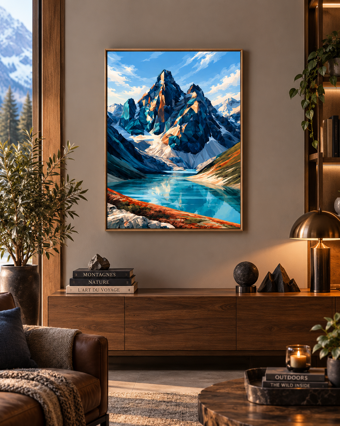 Lac de Cristal – Peinture par numéro