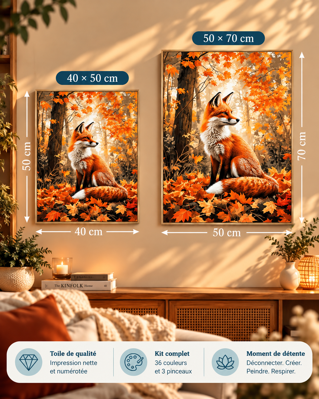 Renard d’Automne – Peinture par numéro