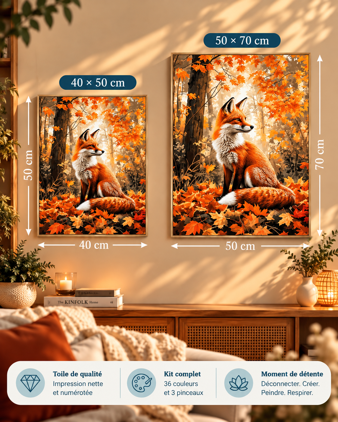 Renard d’Automne – Peinture par numéro