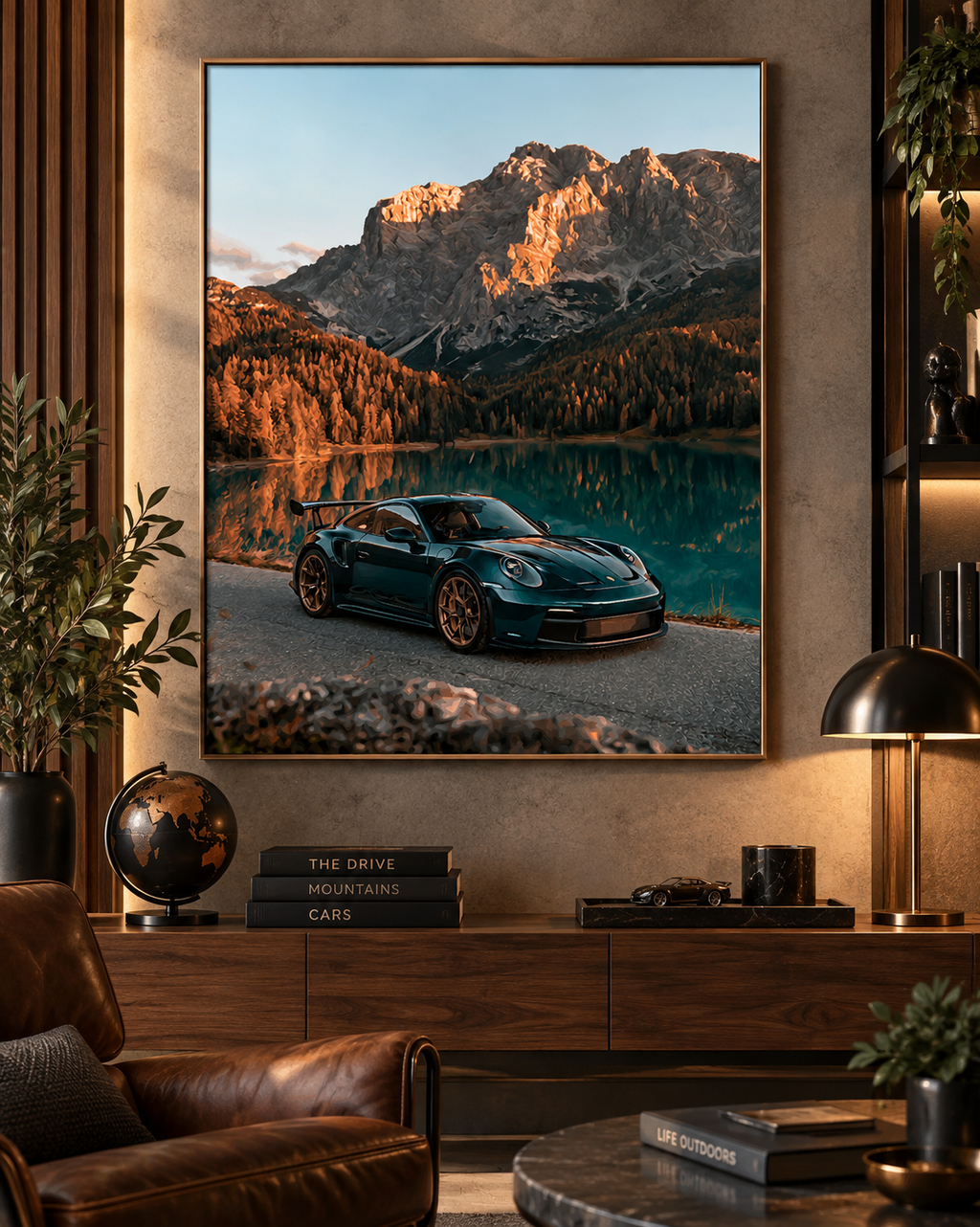 Voiture de sport – Peinture par numéro