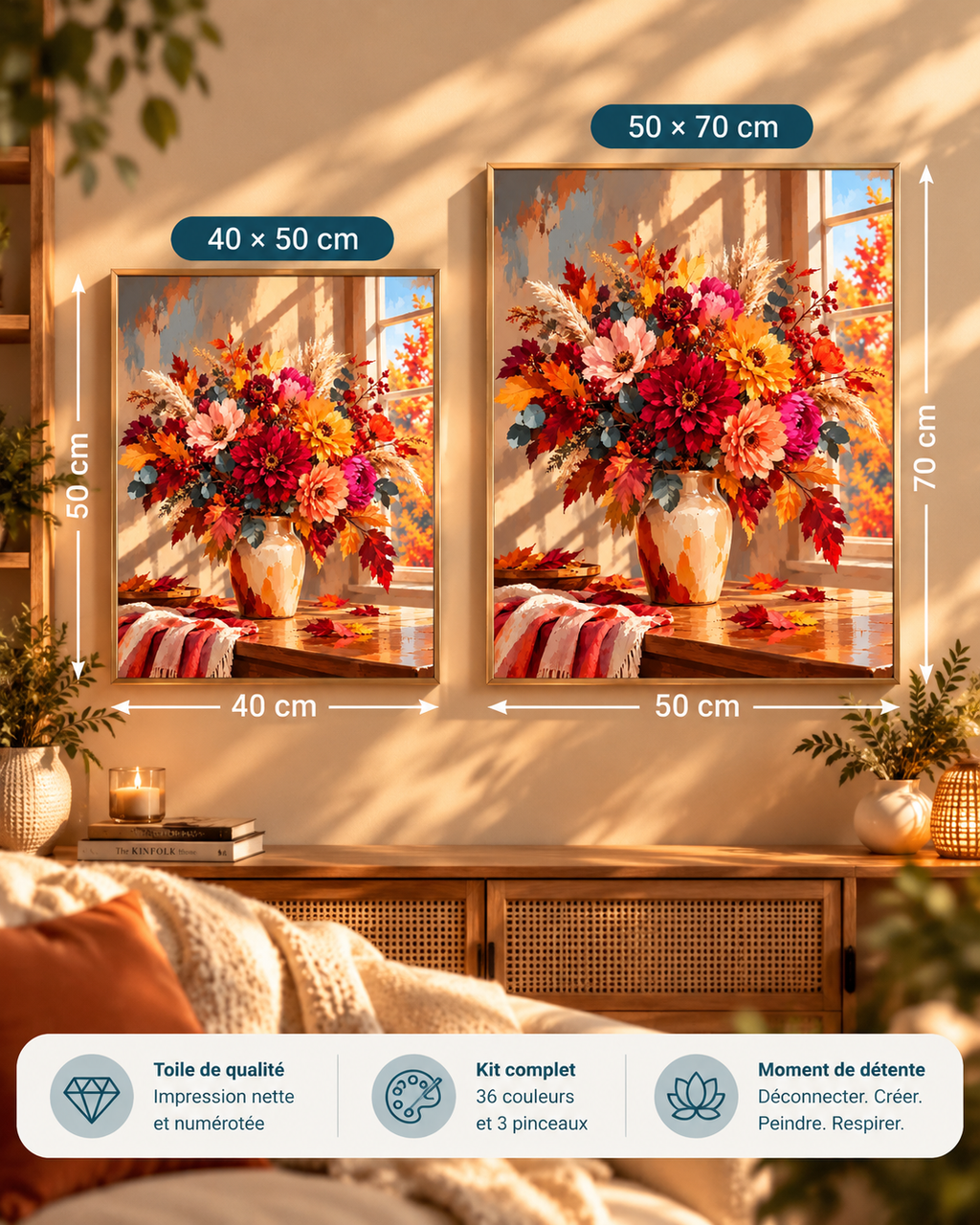 Bouquet d’Automne – Peinture par numéro