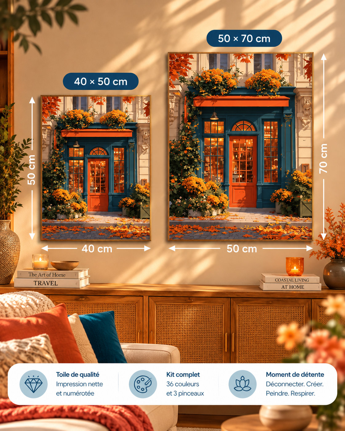 La Boutique d’Automne – Peinture par numéro