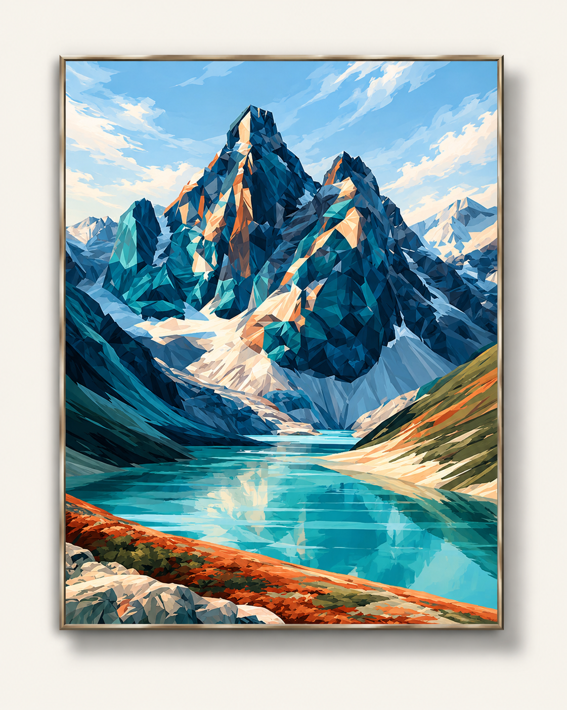 Lac de Cristal – Peinture par numéro