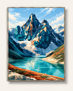 Lac de Cristal – Peinture par numéro