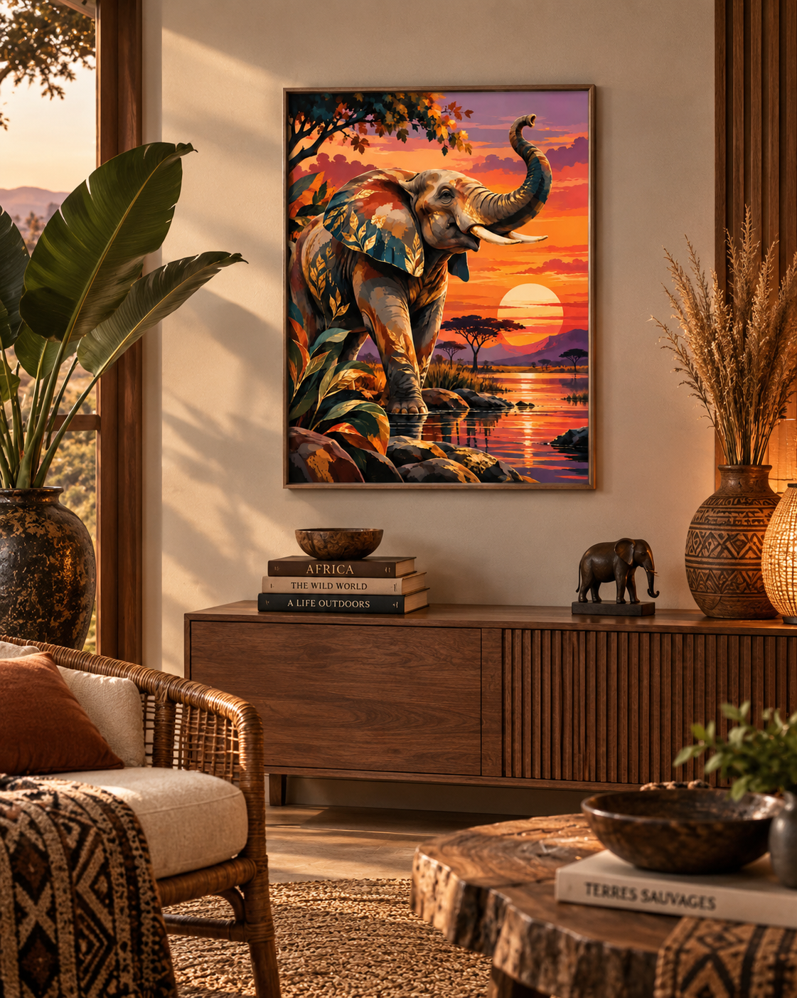 Éléphant – Peinture par numéro