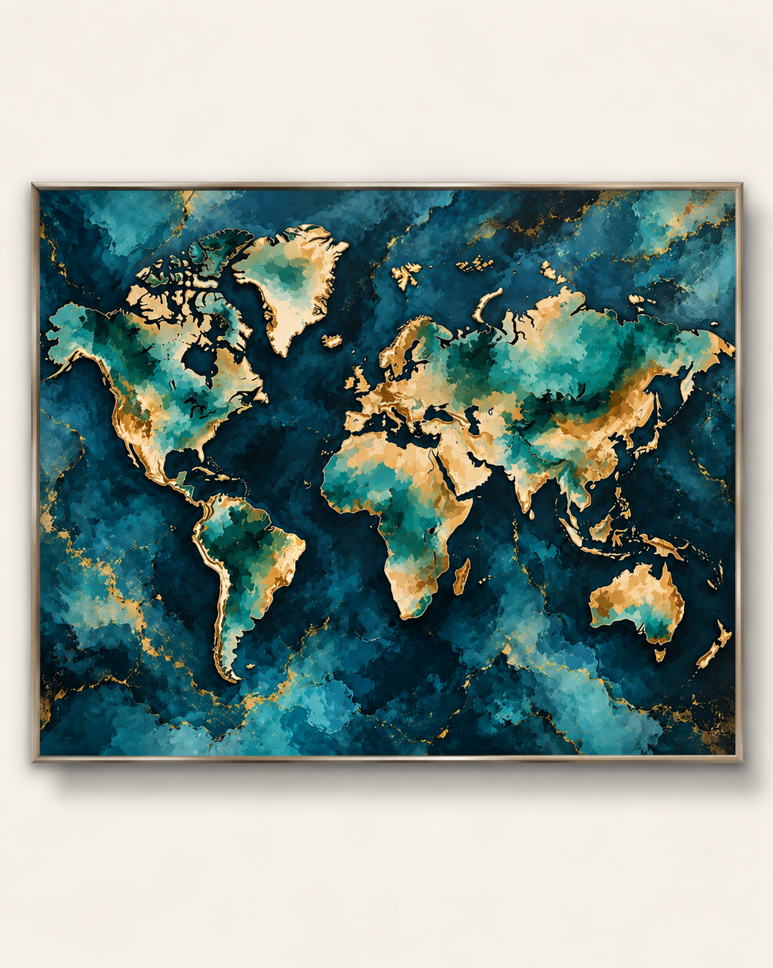 Mappemonde – Peinture par numéro