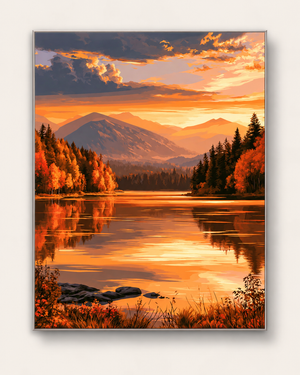 Reflets d’Automne – Peinture par numéro