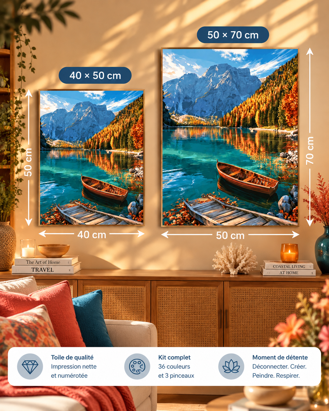 Évasion en Montagne – Peinture par numéro