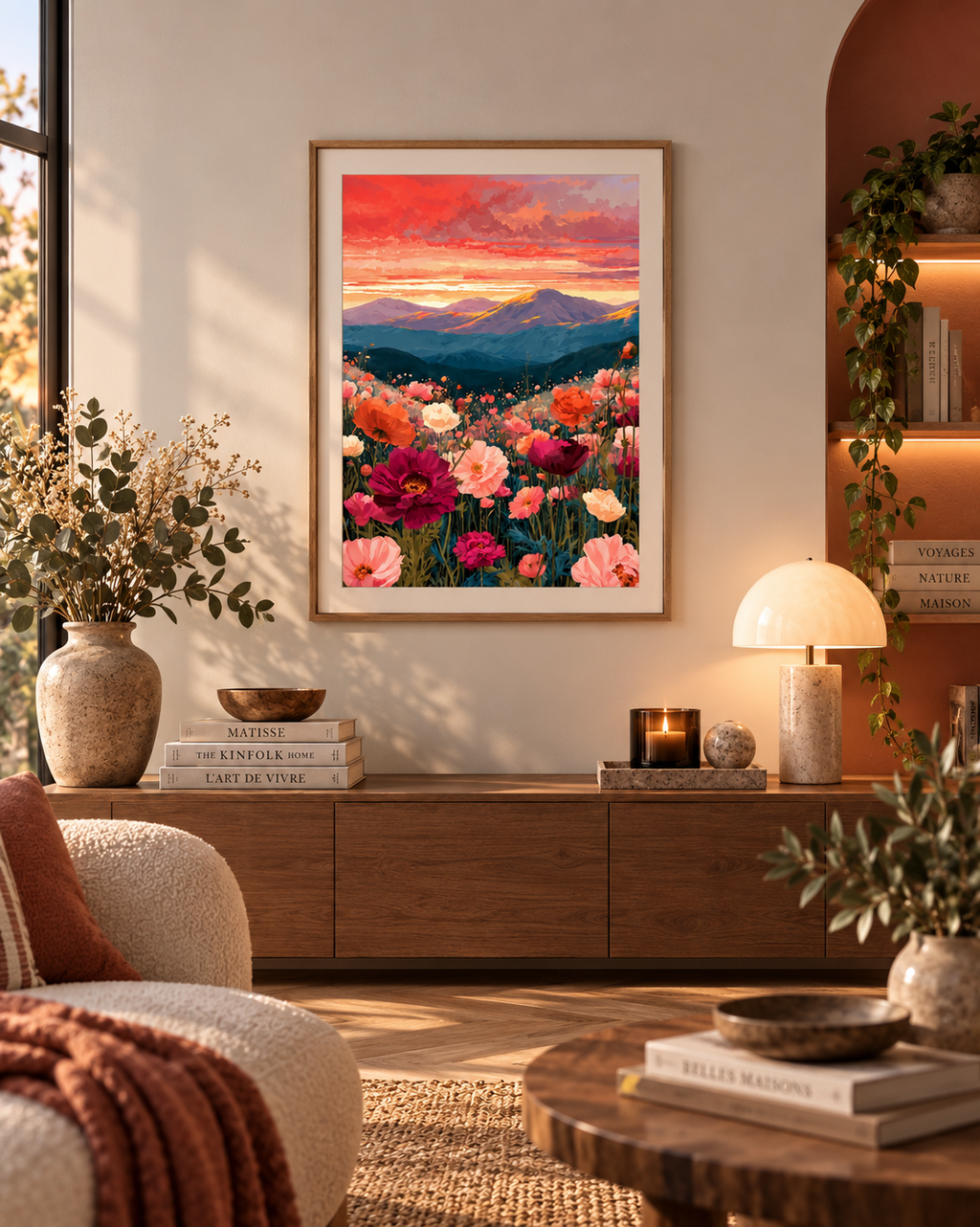 Champ de fleurs – Peinture par numéro