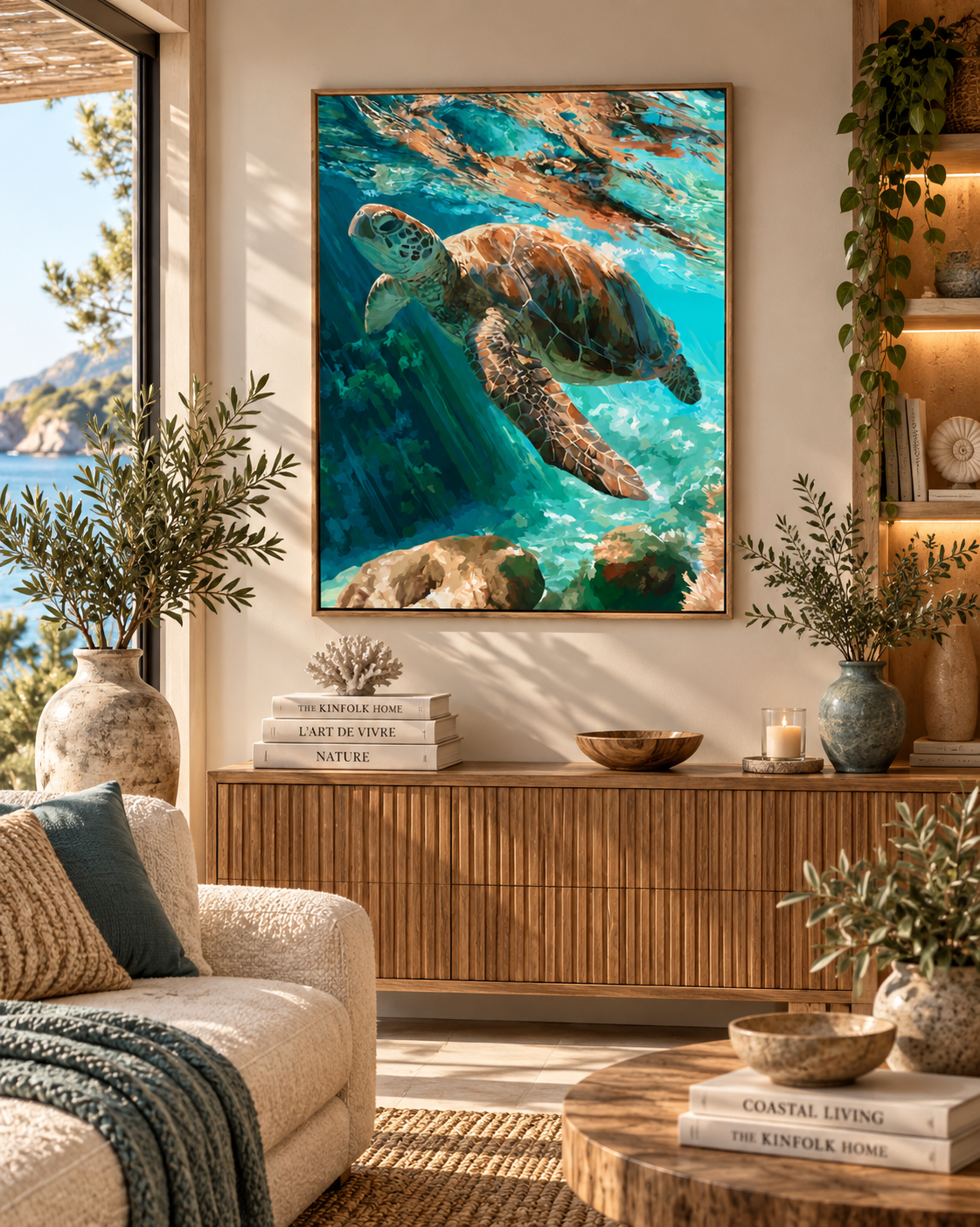 Tortue marine – Peinture par numéro