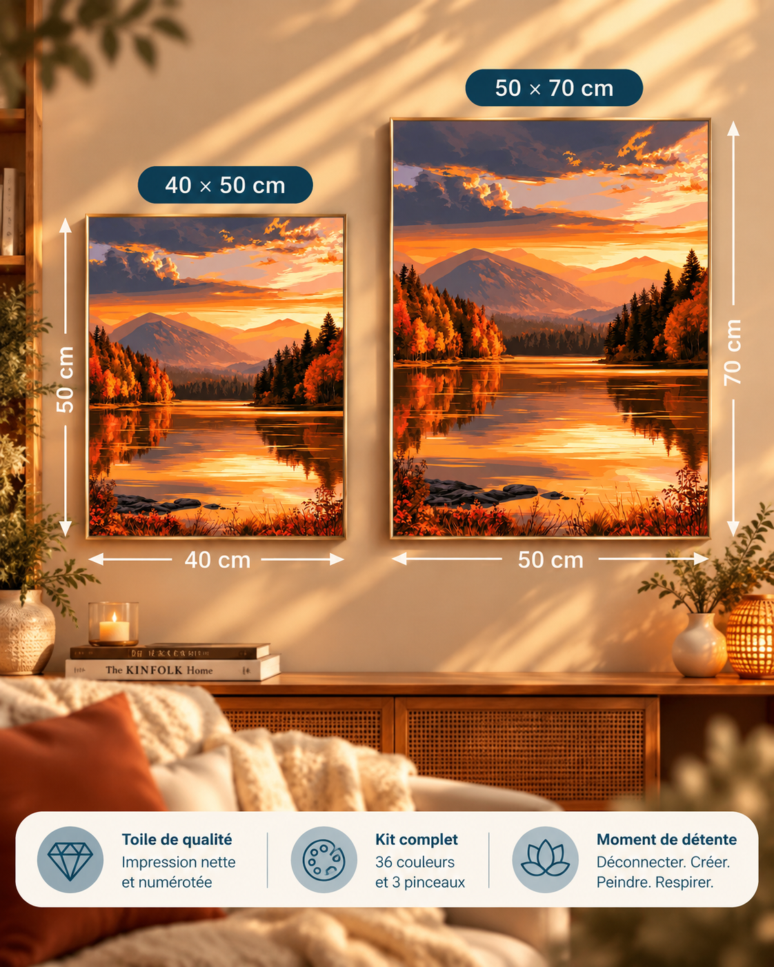 Reflets d’Automne-Peinture par numéro